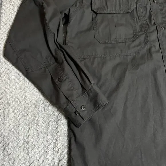 5.11 Tactical Men's Taclite Professional Long-Sleeve Work Shirt, Teflon Treated - Picture 5 of 12